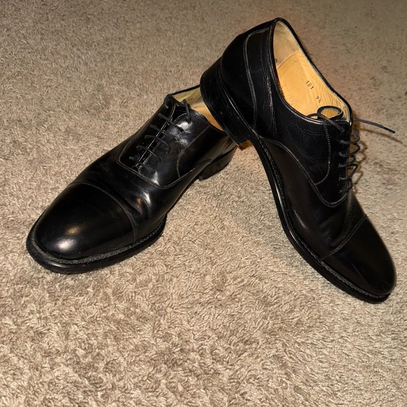 Shoes Leather dress shoes size 11,5 men’s Harris Firenze / Made in Italy - Picture 2 of 10